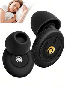 1 Pair Reusable Noise Cancelling Earplugs, Suitable For Sleeping, Concerts, Travel And Study. Durable And Soft, Ideal For Home, Travel And Insomnia. Essential For Mother's Day, Back To School, And A Great Gift. - Multicolor - View 2