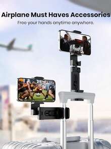 可调节360°旋转手机支架夹，适用于飞机、汽车、办公室、家庭等场所。 - 彩色 - 查看 5