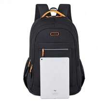 Reinforced Backpack For School, Work, Travel, Sports, Spacious, Waterproof, Unisex - Orange - View 5