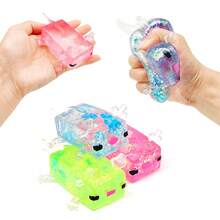 1 pezzo Giocattolo antistress a forma di salamandra in silicone morbido con rimbalzo lento, texture morbida, confortevole da spremere, pallina antistress in silicone morbido, allevia stress e ansia, giocattolo da spremere per le dita, fatto a mano, essenziale quotidiano, regalo per le vacanze (colore casuale) - Multicolore - Visualizzare 6