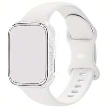 Dây đeo đồng hồ thay thế bằng silicon mềm chống nước, kích thước 38mm/40mm/41mm/42mm/44mm/45mm/49mm, được thiết kế dành cho nữ, tương thích với các dòng Series 9/8/7/6/5/4/3/2/1/SE/Ultra/Ultra 2 (Chỉ bao gồm dây đeo, không kèm đồng hồ) - Nhiều màu - Xem 11