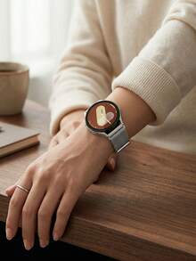 1 chiếc Dây đeo đồng hồ lưới bằng thép không gỉ sang trọng, thanh lịch dành cho nam và nữ, kích thước 18mm 20mm 22mm, phụ kiện dây đeo đồng hồ, tương thích với Samsung Galaxy Watch 7 6 5 4 3 Active 2 Classic 40mm 42mm 44mm 46mm 43mm 47mm, tương thích với Watch GT 5 4 3 2 Pro Runner Ultimate 42mm 46mm - màu ánh sao - Xem 5