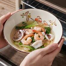 Bát mì ramen kiểu Nhật 8 inch, bát toque kiểu Nhật, bát súp, bát mì ramen vẽ tay, đồ dùng nhà bếp bằng gốm sứ, thích hợp cho mì ramen, mì tonkotsu, mì Ý, lý tưởng cho gia đình, nhà hàng, tụ họp, món quà tuyệt vời cho Ngày của Cha, Ngày của Mẹ, Lễ Phục Sinh. - Nhiều màu - Xem 11