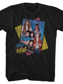 Saved By The Bell - Group Boxes - Short Sleeve - Adult - T-Shirt, Loose Fit Retro T-Shirt - Back - View 7