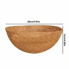 2 tấm/20cm lót chậu bằng xơ dừa, lót giỏ treo, đồ dùng ngoài trời và sân vườn, lót chậu hoa và giỏ treo. - Lớp lót chậu hoa - Xem 7