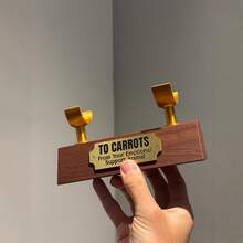 1pc ZTP Carrot Holder Single Stand, Exquisite Decor, Holiday & Birthday Gift - Primary Color - View 5