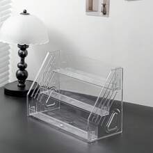 1pc Large Capacity Clear Acrylic Makeup Organizer 3 Tier Cosmetic Display Stand For Perfume Skincare Bottles Aesthetic Vanity Storage Rack For Bathroom Countertop Dresser Bedroom - AA [L-shaped] - View 11