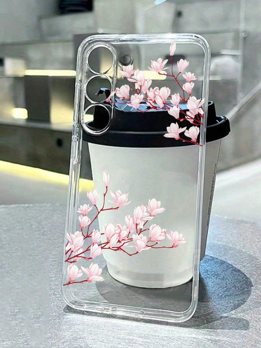Flower 1pc 厚款透明花卉圖案防震手機殼,適用於 Iphone 16/11/16pro/16plus/16promax/16e/15Promax/13/14/12/XS/XR/7G/8P, Galaxy S25/S25PLUS/S25 Ultra/A16/A36/A26/A56/A50/A12/A32/A52/A72/A51/A21S/A13/A14/S24/S24PLUS/S24Ultra, S22/A52/A53/A54/A55, 11/12Pro/12/12X/13Pro/14Pro/15Pro, 10/9/Note9/12c/Note11pro/Note8Pro - 彩色 - 查看 1