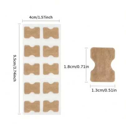 1 cái/10 cái/20 cái/30 cái Miếng dán móng tay - Dễ dán, Dùng được cho cả nam và nữ