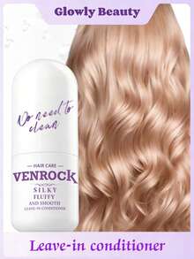 Glowly Beauty Silky Leave-In Conditioner-A Lightweight, Leave-In Formula Enriched With Collagen And Protein, Specially Designed For Fine, Limp, And Frizzy Hair. It Adds Volume And Body, Tames Frizz, Enhances Shine, And Keeps Hair Soft And Smooth All Day Long. - 黃瓜 - 查看 1