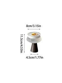 1pc Creative Luxury Wood Leg Glass Cup, High-End Niche Juice Cup, Wine Glass, Champagne Glass, Suitable For Water, Milk, Oatmeal, Tea, Juice, Coffee, Beverages, Applicable For Cafe, Home, Restaurant, Party, Ball, Office, Father's Day Gift, Mother's Day Gift, Gift For Friends, Boyfriend/Girlfriend, Family, Teachers, Colleagues, Halloween Gift, Christmas Gift - Multicolor - View 9