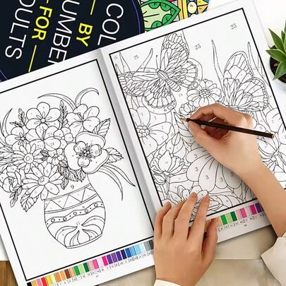 Color By Numbers Mandala Coloring Book For Adults And Teens, An Engaging Adult Version Of A Mandala Number Coloring Book, Designed Specifically For Relaxation And Unwinding. It's The Perfect Holiday Or Birthday Gift For Yourself Or A Friend