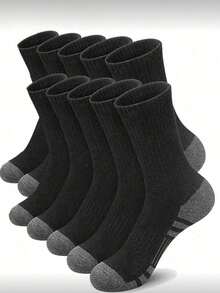 60/50 Pairs Comfortable Men's Sports Boat Socks, Suitable For Outdoor Casual Wear, All-Season White Antibacterial Odor-Resistant Moisture-Wicking Thick Sports Socks. Comfortable Daily Wear Unisex Casual Socks - Multicolor - View 41