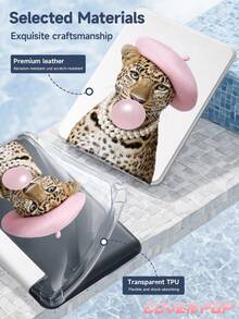 Ốp bảo vệ máy tính bảng họa tiết da báo 2026, họa tiết ngọc trai, tương thích với iPad Air 8 (M4) 2026 (11 inch), Air 8 (M4) 2026 (11 inch), 9.7/10.2/10.5/10.9/12.9/Pro 11/A16, thế hệ thứ 10, Galaxy Tab S6 Lite 10.4 inch, Kindle Paperwhite thế hệ thứ 12 2024, Kindle (thế hệ thứ 11 - ra mắt năm 2024), mềm mại, chống sốc, chức năng ngủ/thức thông minh, gập chữ Y đa góc nhìn, quà tặng mùa xuân. - Nhiều màu - Xem 11