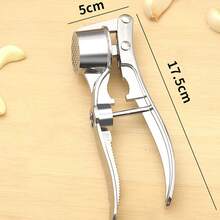 1. Dụng cụ ép tỏi bằng thép không gỉ, màu bạc hiện đại, đa chức năng, dụng cụ nhà bếp, đồ dùng nhà bếp, ... - Nhiều màu - Xem 4