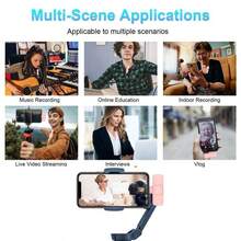 Pink Solid Color Wireless Microphone For Mobile Phones, Equipped With Two Mini Lavalier Microphones For Clearer Sound Pickup, Suitable For Video Recording, Interviews, And Vlogging. Features Noise Reduction, Stereo Wireless Lavalier Shooting Tool, And Handheld Microphone Spring Mother's Day Birthday - Pink - View 7