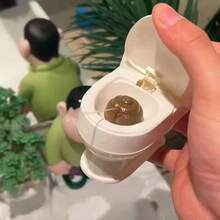 恶作剧喷水马桶，趣味搞怪减压小玩意，愚人节恶作剧，创意搞怪礼物，新奇玩意，圣诞礼物，恶作剧玩具，玩笑套装 - 彩色 - 查看 3