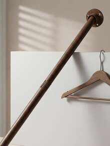 不锈钢可伸缩浴帘杆，网纱窗帘杆，可调节伸缩杆，适用于厨房橱柜、浴室窗户 - 晾衣桿 - 查看 12