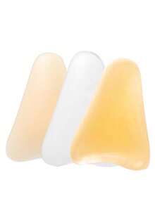 3 miếng dán đầu ngực bằng silicon trong suốt - Thoáng khí, có thể tái sử dụng, phụ kiện nội y dành cho nữ. - Nhiều màu - Xem 16