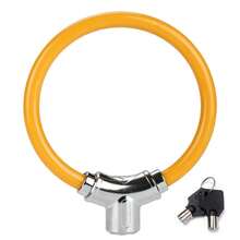 Candado de bicicleta, candado de cable de acero reforzado, candado de aro de aleación, candado a prueba de agua y corte antirrobo para bicicleta de montaña, bicicleta de carretera, bicicleta eléctrica - Multicolor - Ver 10