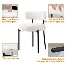 Dining Chairs - White - View 4