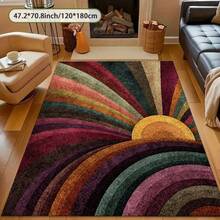 Luxury Carpet - Striped Vintage Carpet Suitable For Living Room, Bedroom, Use - Neutral  Tones - Machine Washable Area With Jumbo Sizes - 16*24 inch/40*60 cm - Xem 4