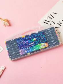 12/24/36/48/60色儿童软头闪光马克笔,珠光艺术绘画DIY毛笔,学生手绘日记荧光笔,学校和办公用品,情人节,感恩节,返校装饰礼物(封面设计可能有所不同,轻微表面划痕属于正常现象,不会影响使用) - 彩色 - 查看 9