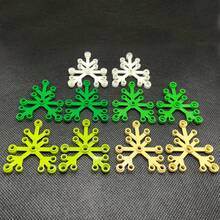 30 mảnh ghép hình lá cây, kích thước 6 x 5 inch, tương thích với bộ xếp hình cổ điển 2417, phụ kiện xây dựng thành phố và đường phố. - Nhiều màu - Xem 5