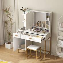 Vanities & Vanity Benches - White - View 9