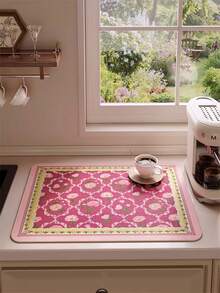 Shuohua Kitchen Countertop Absorbent Mat, Draining Mat, Coffee Machine Mat, Luxury High-End Stove Pad, Anti-Slip Waterproof Mat - Multicolor - View 7
