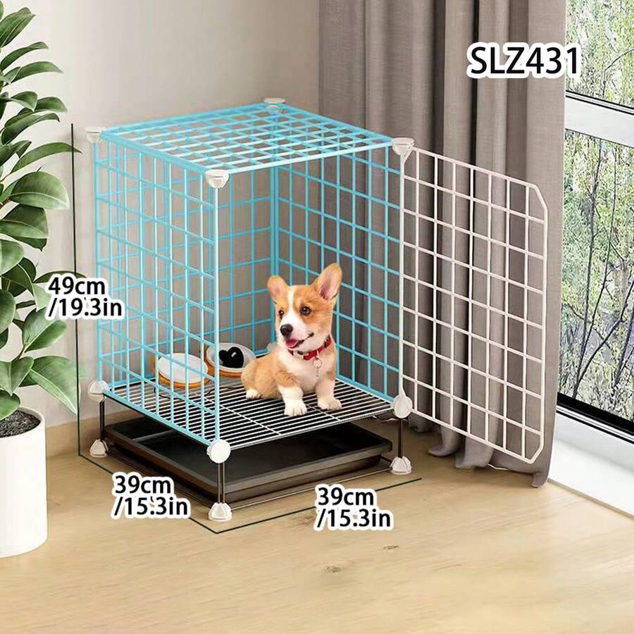 Lồng chó kèm khay vệ sinh, chuồng chó cỡ lớn, lồng thú cưng kiểu dáng đẹp, ưu đãi đặc biệt. - Nhiều màu - Xem 1