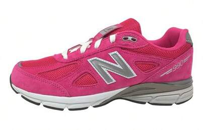  New Balance NB 990 V4 Comfortable Cushioning Abrasion Resistant Breathable Low Top Kids Lifestyle Shoes Unisex M Width For Men And Women