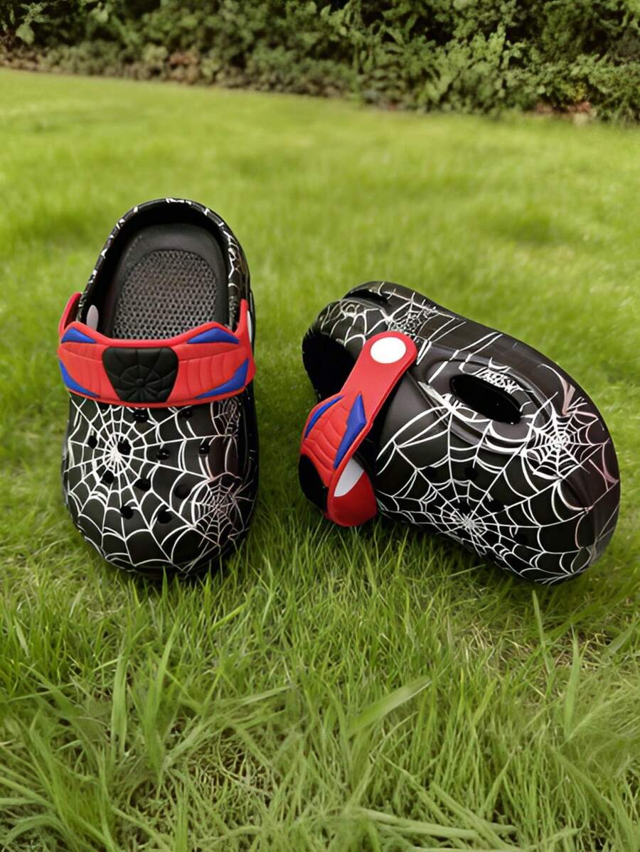 Children's EVA Slip-On Shoes, With Cushioned Sole, Suitable For Spring, Summer, Autumn Indoor And Outdoor Wear, Children's Sandals, Children's Shoes - Black - View 1