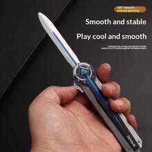 1件三角洲特种部队动作游戏配件武器模型蝴蝶刀玩具，采用全ABS塑料制成，可折叠，具有减压功能，适用于互动游戏，是完美的生日/节日礼物。 - 彩色 - 查看 6