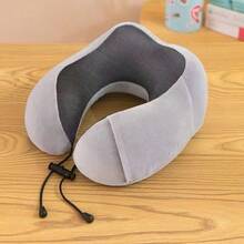 Travel Neck Pillow, Super Comfort Pillow - Beige - View 3