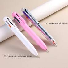 6-In-1 Nail Art Dotting Pen, Ballpoint Pen Design Dotting Tool, Nail Art Pen With Ruler Size Markings, Suitable For Painting, Sculpture, Diamond DIY - Multicolor - View 5