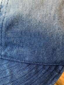 1顶宽檐渐变牛仔棒球帽，简约轻便，休闲时尚，可调节弯檐（老爹帽），四季户外旅行礼物，夏季沙滩适用 - 彩色 - 查看 5