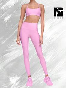 7/8 High-Waist Airlift Legging - Candy Heart Pink - View 3