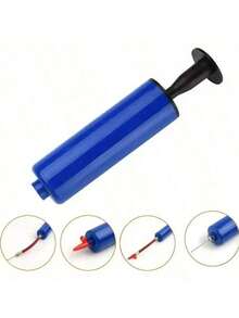 Portable Ball Pump Hand Air Pump With 5 Needles 2 Nozzle 1 Extension Hose Balloon Pump Hand Air Balls Pump Inflatable Kit Great For Basketball Football Volleyball Soccer Water Ball Rugby Balloon And Swimming Inflatable Toy Football Kit - Multicolor - View 10