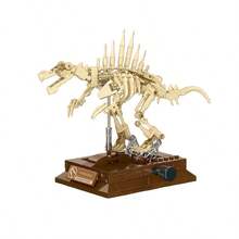 347pcs Dinosaur Themed Building Blocks Set: 3D Assembly Toy Model. Includes Various Dinosaur Shapes Such As Tyrannosaurus, Triceratops, Spinosaurus And Brachiosaurus. This Is A Great Gift For Dinosaur Enthusiasts And Also Suitable For Beginners To Practice. It Can Improve Spatial Thinking And Finger Flexibility. Perfect As Room Desktop Decoration, Birthday Gift And Holiday Souvenir. - Multicolor - View 16