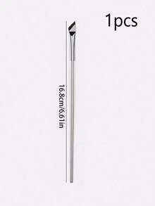 1/2/3/4/5pcs Fine Angled Eyeliner Brush, Slanted Flat Eyebrow Makeup Beauty Tools,Eyebrow Brush,Eyeshadow Brush,Spoolie,Spoolie Brush,Giveaways - Bạc - Xem 11
