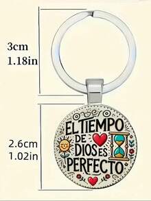 Este colgante presenta un diseño circular minimalista con un patrón de sol soleado y corazón, lo que lo convierte en un regalo ideal para cumpleaños, amigos, el Día de San Valentín o cualquier persona especial en tu vida. - Multicolor - Ver 3
