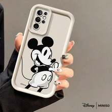 Ốp lưng điện thoại MINISO Disney Classic Black & White Mickey Mouse bằng nhựa TPU, kiểu dáng hoạt hình retro, phù hợp với các dòng điện thoại Samsung S26 Ultra/S26 Edge/S26 Plus/S26/S25 Ultra/S25 Plus/S25/S25FE/S25Edge/S24Ultra/S24Plus/S24/S24FE/S23FE/S23Ultra/S23Plus/S23/S22Ultra/S22Plus/S22/S21Ultra/S21Plus/S21/A15/A16/A17/A23/A24/A25/A26/A33/A34/A35/A36/A52/A53/A54/A55/A56/A71/A72/A73, quà Giáng sinh cho bạn gái. - trắng - Xem 26