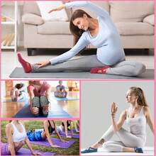 1 đôi / 4 đôi vớ Pilates nữ, vớ chống trượt, có móc cài hình gậy ba lê, vớ tập ba lê, khiêu vũ, tập yoga không cần mang giày. - Nhiều màu - Xem 5