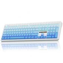 AULA F108 Pro Wireless Bluetooth Mechanical Keyboard, Gaming Keyboard With Hotswappable Switches, Smart Display, RGB Backlight, Full-Size Customizable, Genuine AULA Gaming Keyboard F108 - View 23