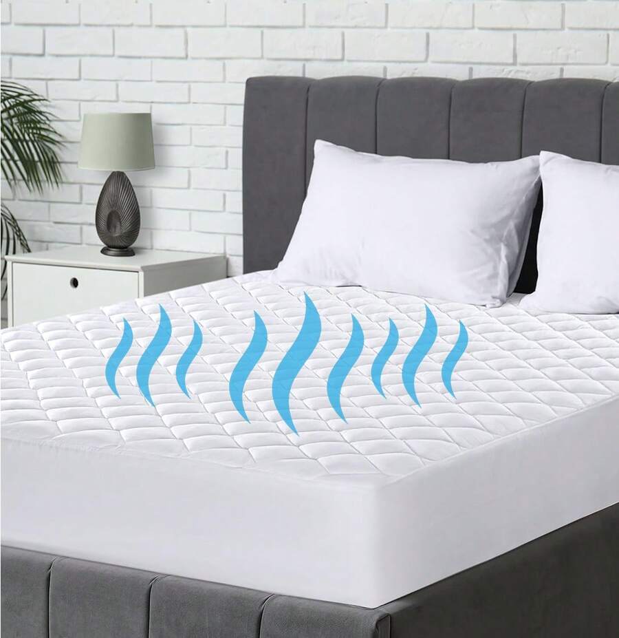 Mattress Protectors & Encasements - 白色 - 查看 1