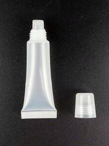50/20/10pcs Set, 10/5ml Small Transparent Lip Gloss Tubes, Soft Lip Balm Tubes, Portable Lip Gloss Refillable Containers, Travel Lip Gloss Packaging Containers, DIY Cosmetic Packaging Tools, Suitable For Women - Multicolor - View 3