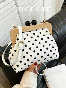 New Fashion Women's Striped Canvas Crossbody Bag, Contrast Color Design, Adjustable Strap, Minimalist Versatile, Elegant Stylish, Suitable For Dates, Shopping, Commuting And Other Occasions - Multicolor - View 1