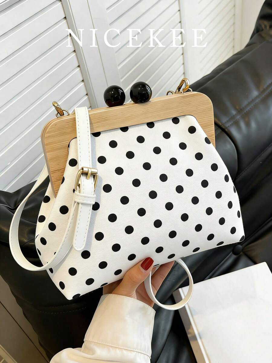New Fashion Women's Striped Canvas Crossbody Bag, Contrast Color Design, Adjustable Strap, Minimalist Versatile, Elegant Stylish, Suitable For Dates, Shopping, Commuting And Other Occasions - Multicolor - View 1