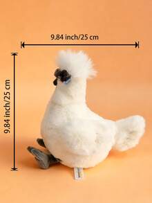 11.81 Inch/30cm Cute Realistic Plush Chicken Doll, Soft Lifelike Hen And Rooster Stuffed Animal, Realistic Farm Bird Plush Doll, Suitable For Children's Birthday Gift, Home Decor, Collection, Farm Theme Party Favor - Multicolor - View 17